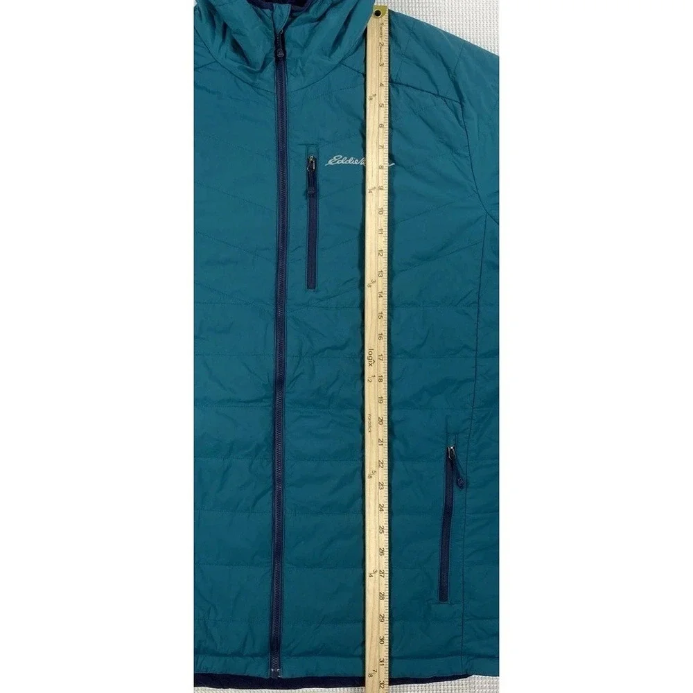 Eddie Bauer First Ascent Ignite Lite Jacket Men's TXL Green Reversible Hooded‎